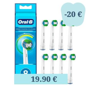 Oral-B Precision Clean otsikud EB20RB-8 CleanMaximiser