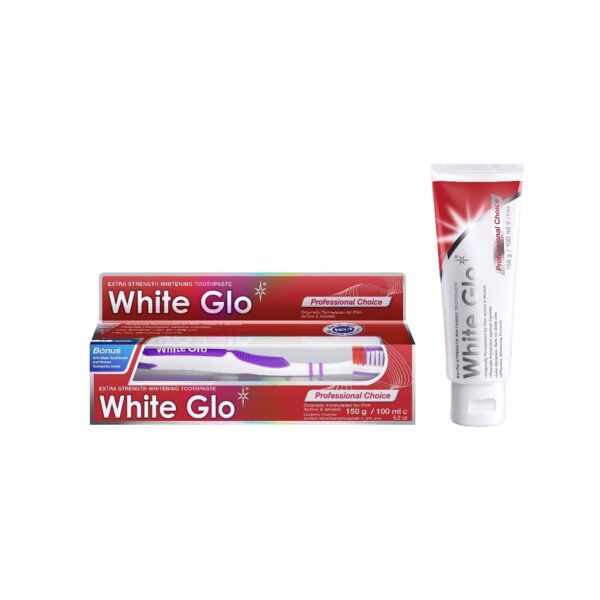 White Glo Professional Choice ekstra tugev valgendav hambapasta 100 ml