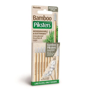 Piksters Bamboo interdentaalharjad segupakk 8tk
