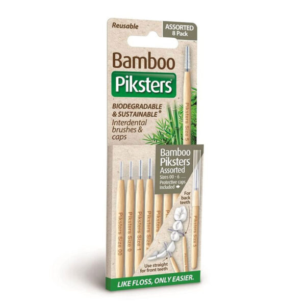 Piksters Bamboo interdentaalhari 0 suurus 8tk pakis