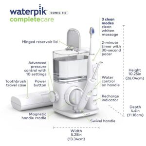 Waterpik Complete Care 9.0 surveprits ja hambahari