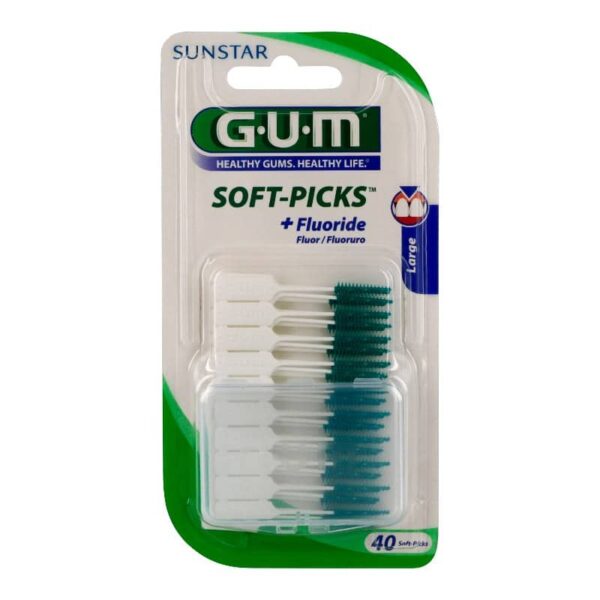 GUM Soft-Picks hambatikud fluoriidiga