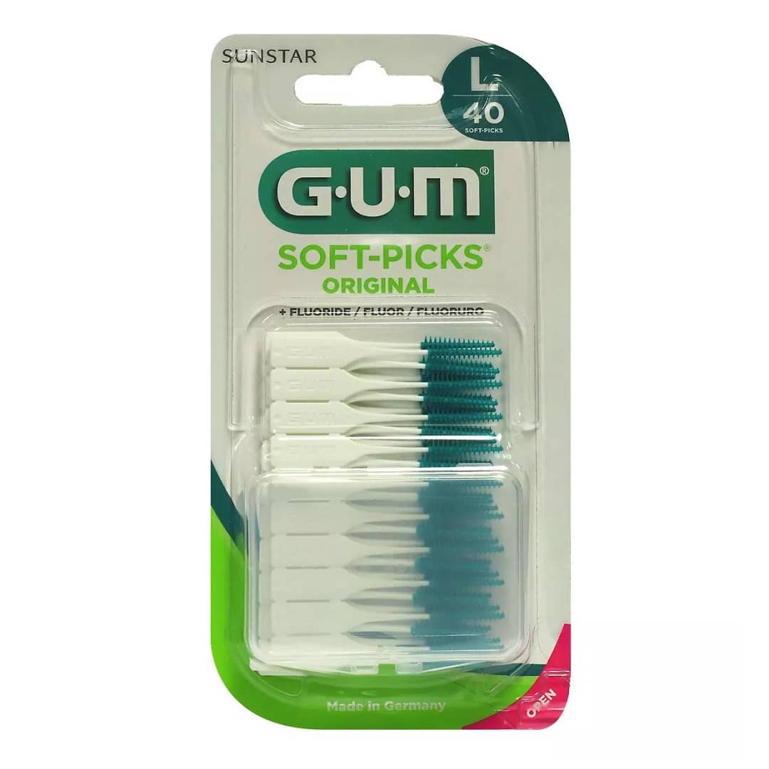 GUM Soft-Picks Original hambatikud fluoriidiga L 40tk