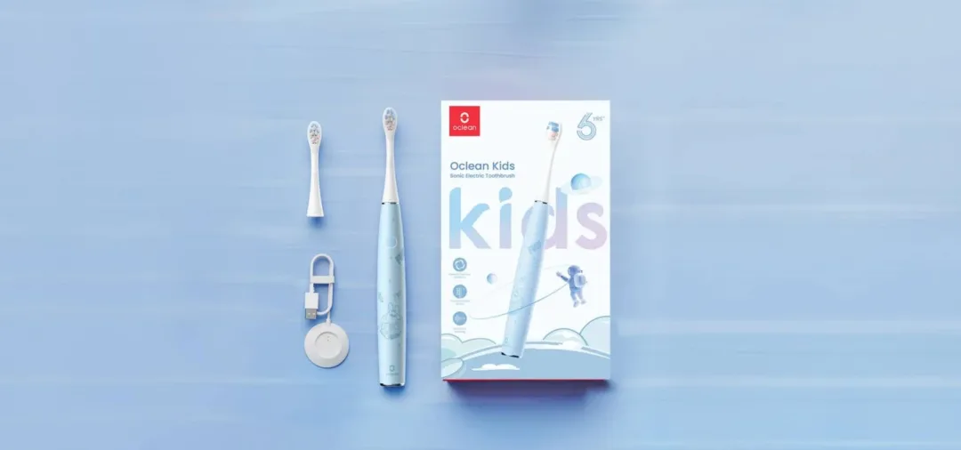 Oclean детская электрическая зубная щетка - синяя