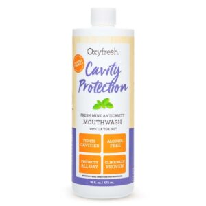 Oxyfresh Cavity Protection fluoriidiga kaariesevastane suuvesi 473 ml