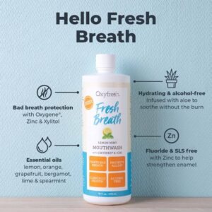 Oxyfresh Lemon Mint suuvesi 473 ml