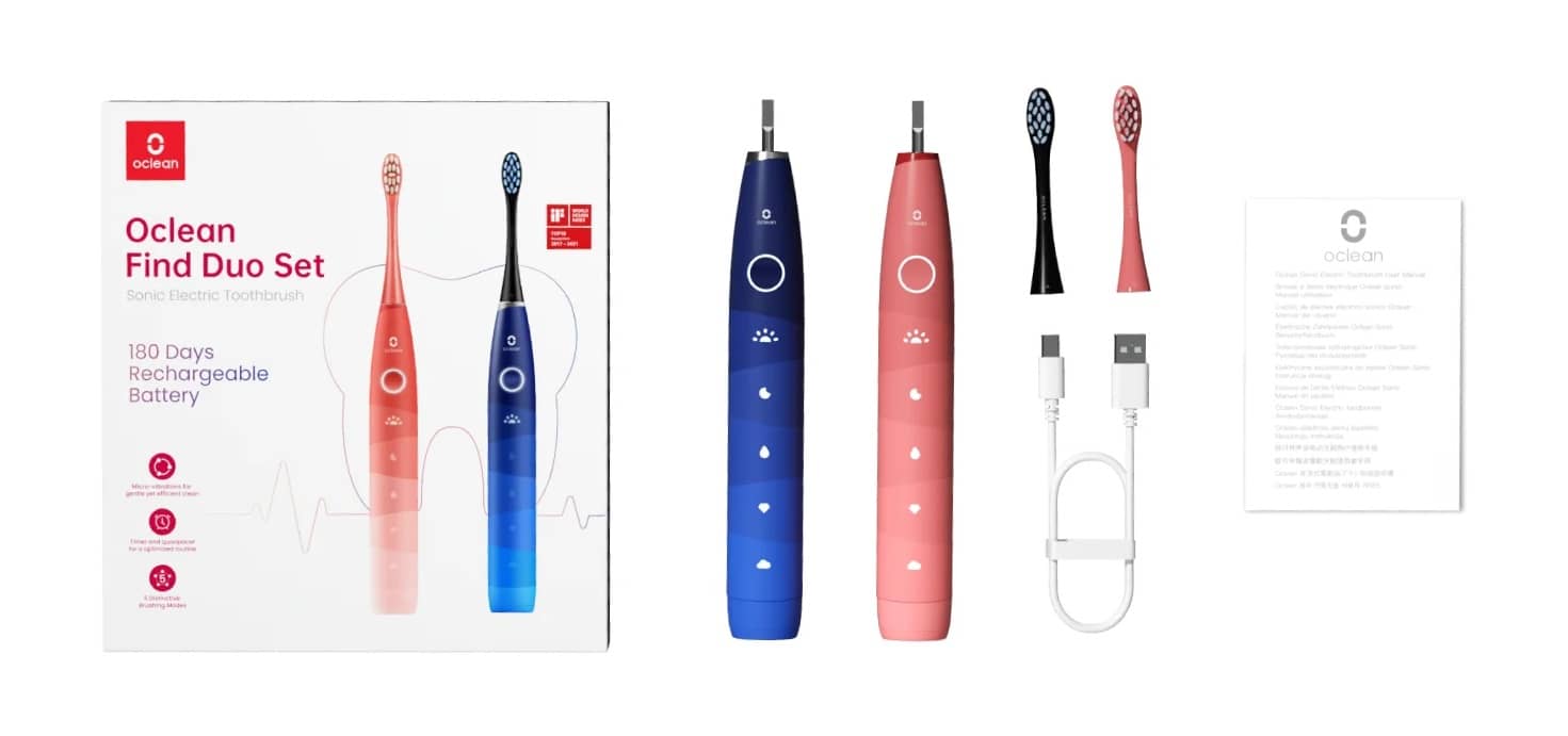 Oclean Flow elektriline hambahari Duo Set