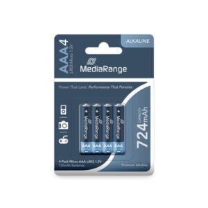 MediaRange patareid AAA 4tk